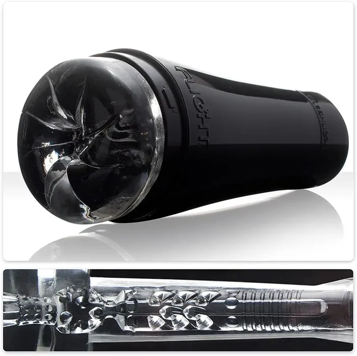 INTERACTIVE LIFE FORMS LLC THE FLESHLIGHT FLIGHT PILOT STROKER BLACK Male Sex Toys