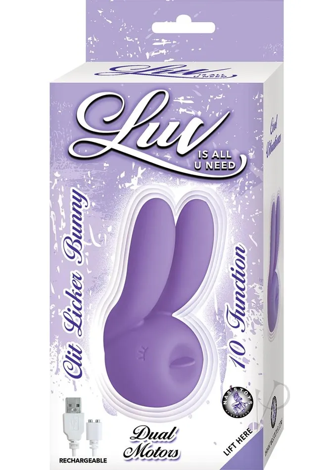 Luv Vibrators Luv Clit Licker Bunny Purpledisc