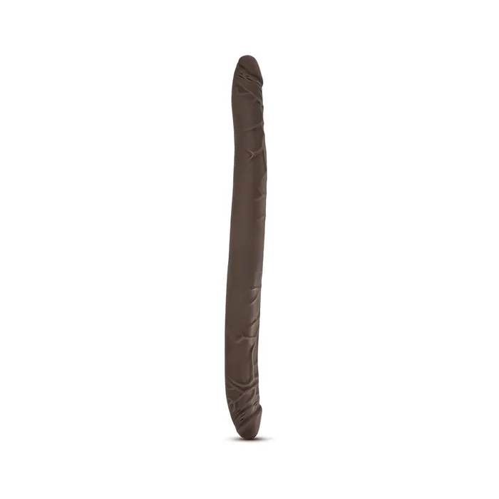 Blush Dildos Dr Skin 16in Double Dildo Chocolate