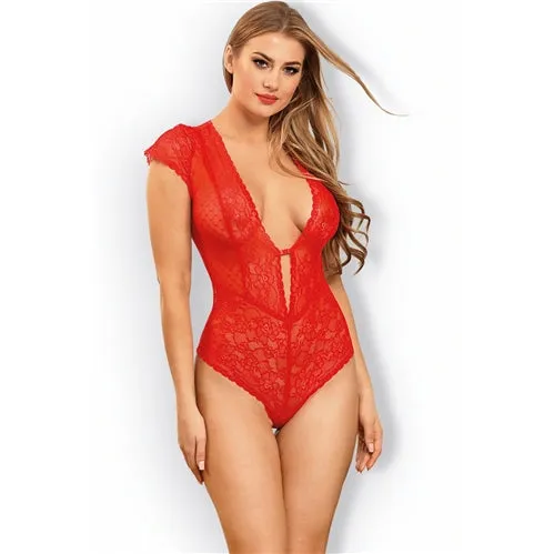 Deep V Red Teddy sunspice Vibrators Deep V Red Teddy sunspice Vibrators