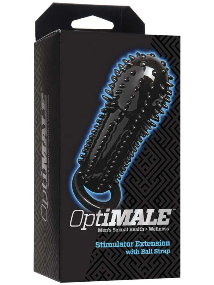 Doc Johnson Male Sex Toys OptiMale Stimulator Extension with Ball Strap