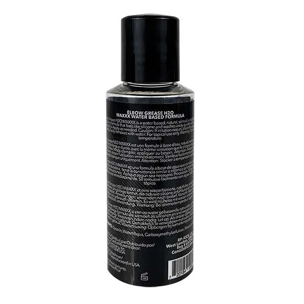 Elbow Grease Enhancers Elbow Grease H20 Maxxx Water Based Gel