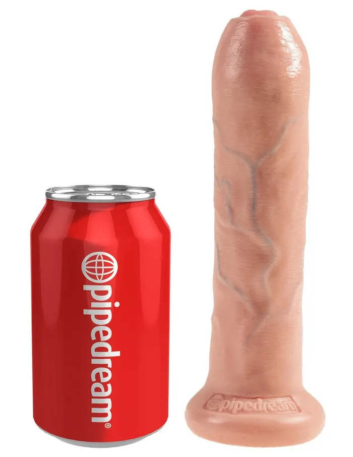 Female Sex Toys Pipedream Products KING COCK 7 in Uncut REALISTIC DILDO