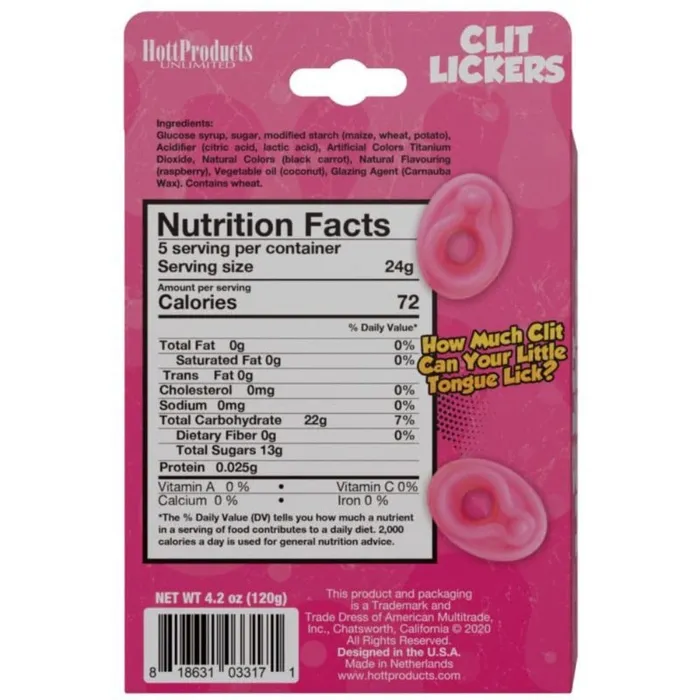 Hott Products Clit Lickers Clit Shaped Gummies Hott Products Vibrators