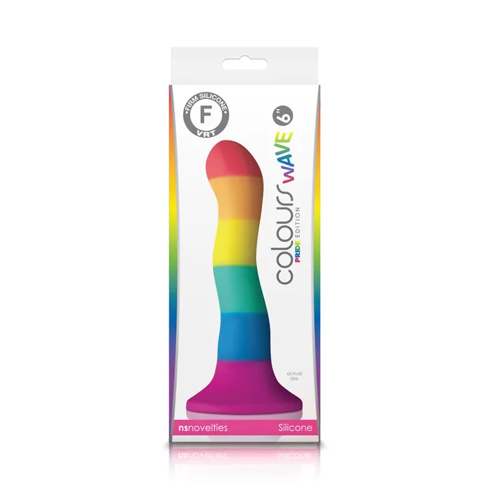NS Novelties Female Sex Toys Colours Wave Dildo NS Novelties Female Sex Toys Colours Wave Dildo