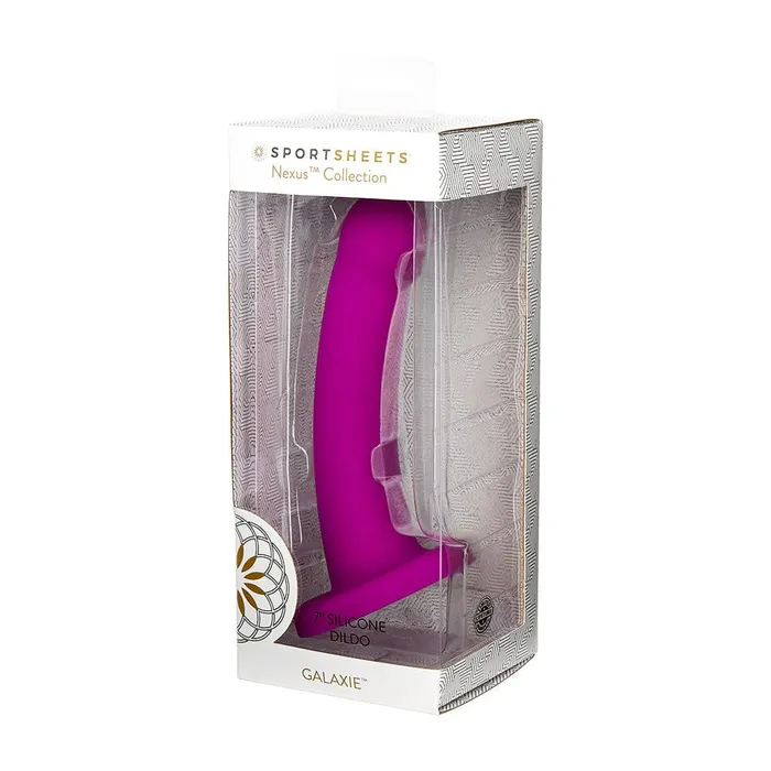 Sportsheets Nexus Galaxie 7 Silicone Dildo Plum Sportsheets Dildos