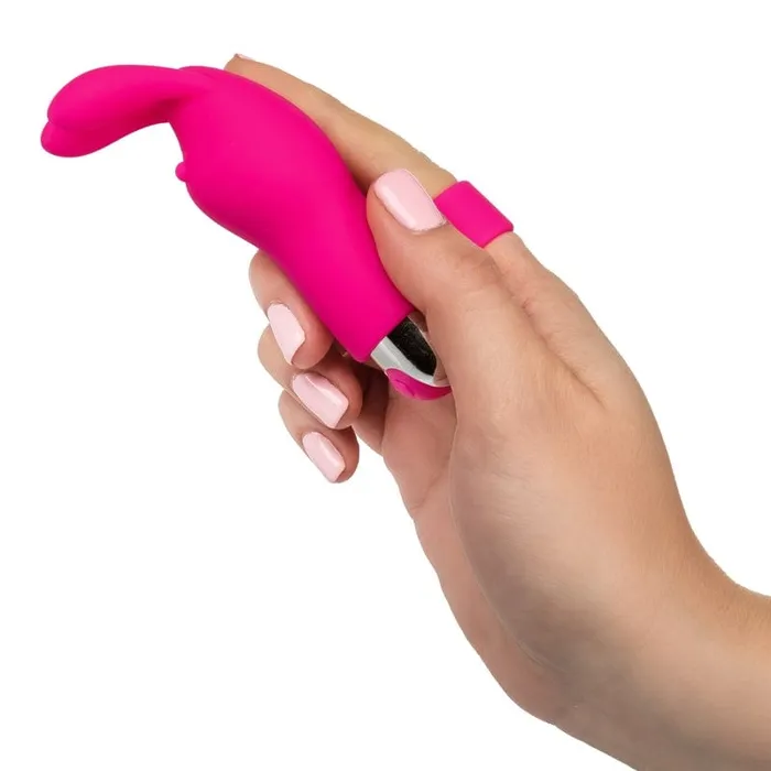 Vibrators CALEXOTICS Calexotics Intimate Play Rechargeable Finger Bunny Pink