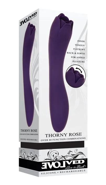 Vibrators Evolved Evolved Thorny Rose Dual Massager