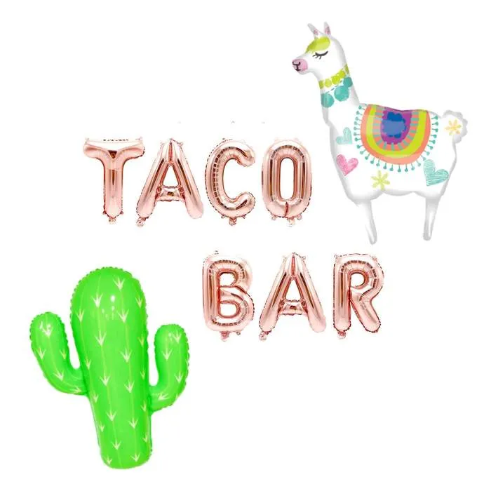 Vibrators Jamboree Style Taco Bar Party Balloons