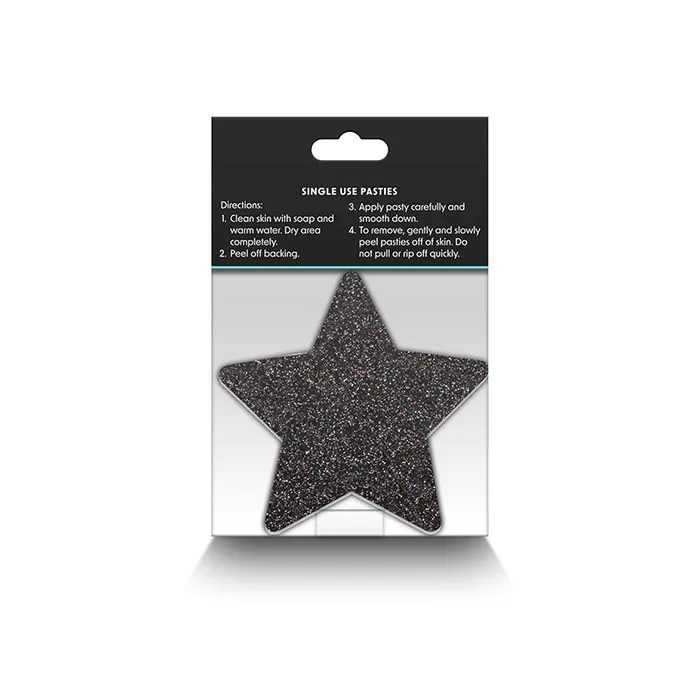 Vibrators NS Novelties Pretty Pasties Glitter Stars 2 Pair Vibrators NS Novelties Pretty Pasties Glitter Stars 2 Pair