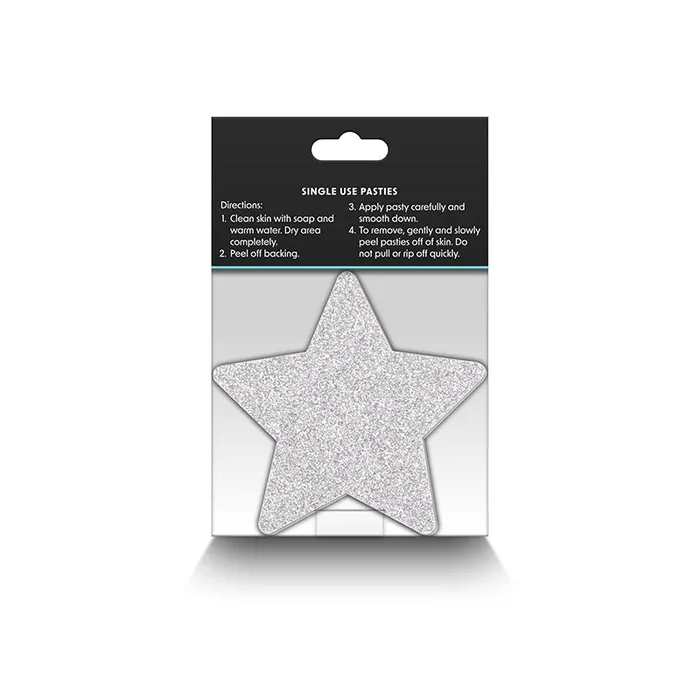 Vibrators NS Novelties Pretty Pasties Glitter Stars 2 Pair Vibrators NS Novelties Pretty Pasties Glitter Stars 2 Pair