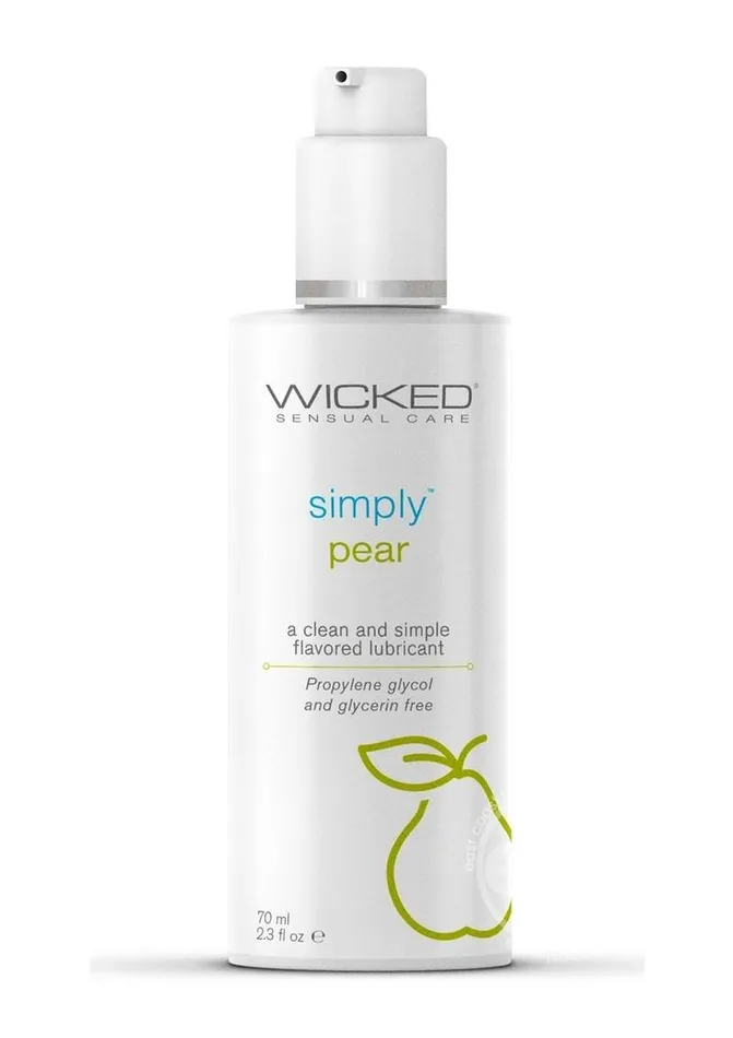 Wicked Lubricants Wicked Simply Water Based Flavored Lubricant 23oz Pear