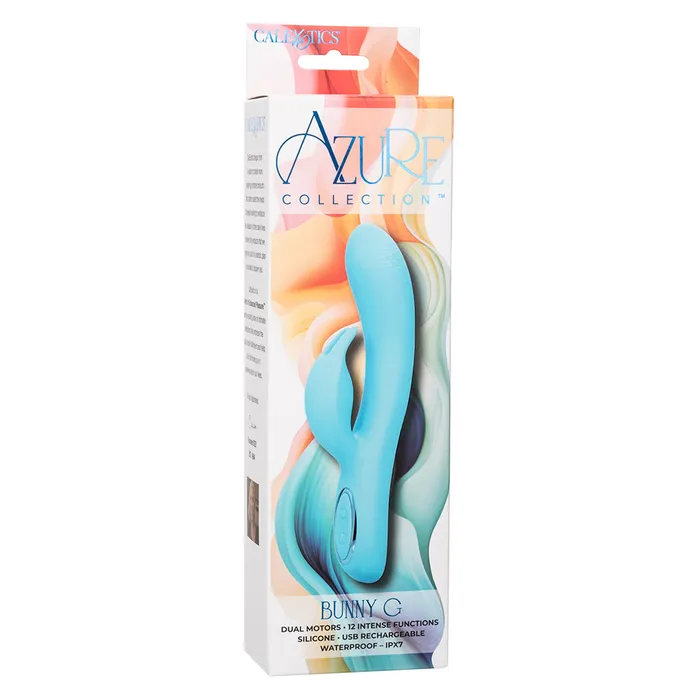 California Exotics Female Sex Toys Azure Collection Bunny GSpot Rabbit Vibrator