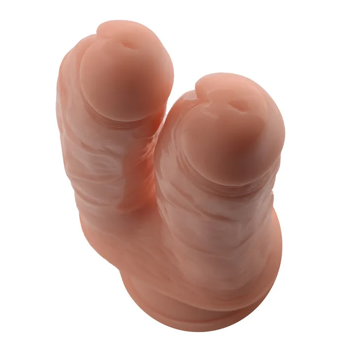 Female Sex Toys XMen XMen 9 Double Penetrator Dildo With Suction Cup