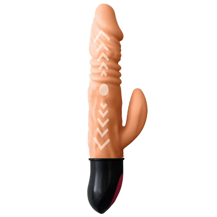Hott Products Female Sex Toys Skinsations Cumquake Thrusting Warming Rabbit Vibrator
