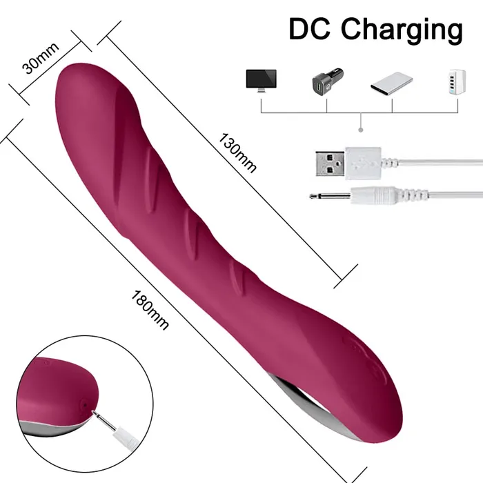 Lusty Age Female Sex Toys 12 Powerful Mode G Spot Dildo Vibrator