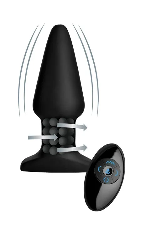 Rimmers Model R Smooth Rimming Plug with Remote Rimmers Male Sex Toys