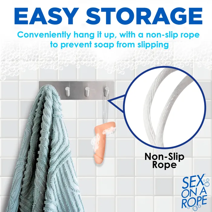 Sex on a Rope Pecker Cleaner Soap Sex On A Rope Female Sex Toys