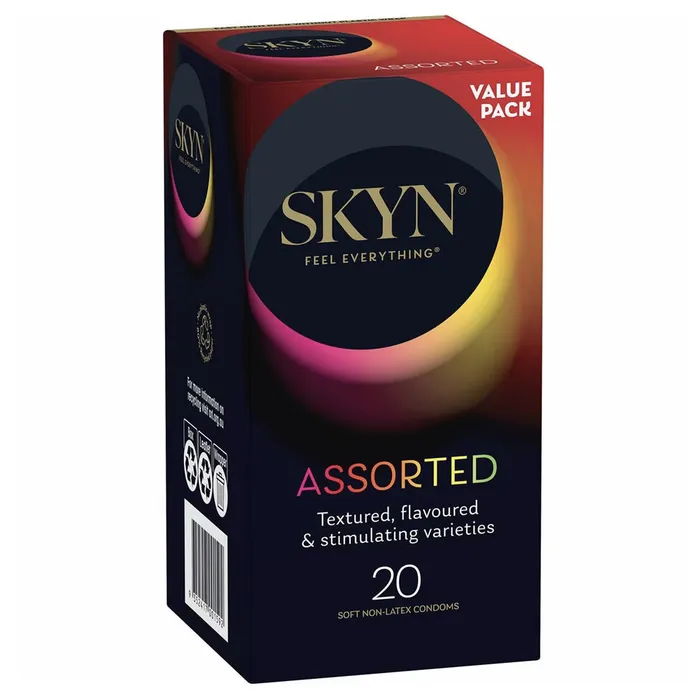 Skyn Assorted NonLatex Condoms Variety Pack Ansell Enhancers