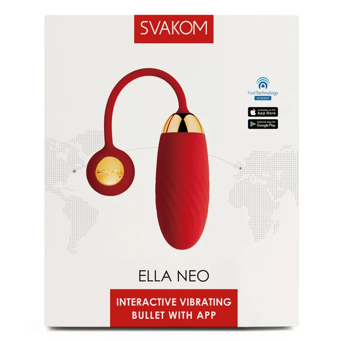 Svakom Ella Neo Interactive Vibrating Egg Bullet Svakom Female Sex Toys