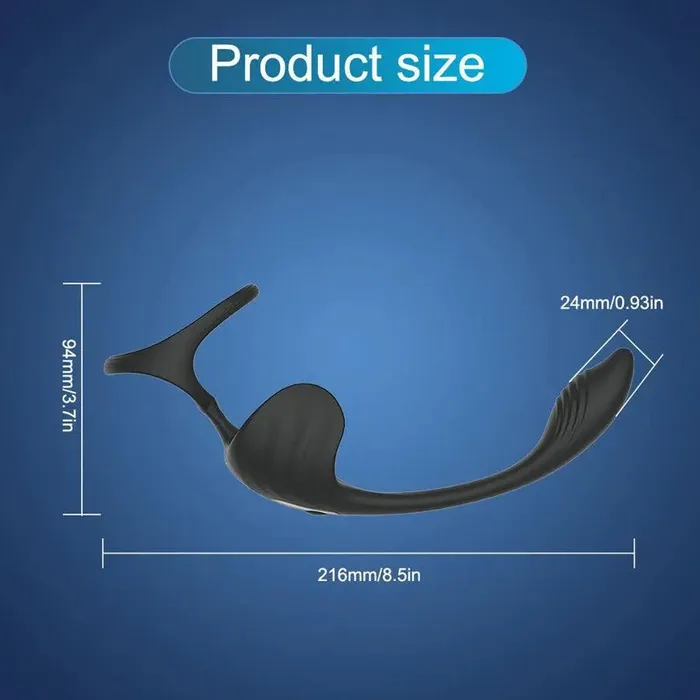 Xinghaoya Male Sex Toys App Controlled Silicone Penis Ring with Anal Vibrator