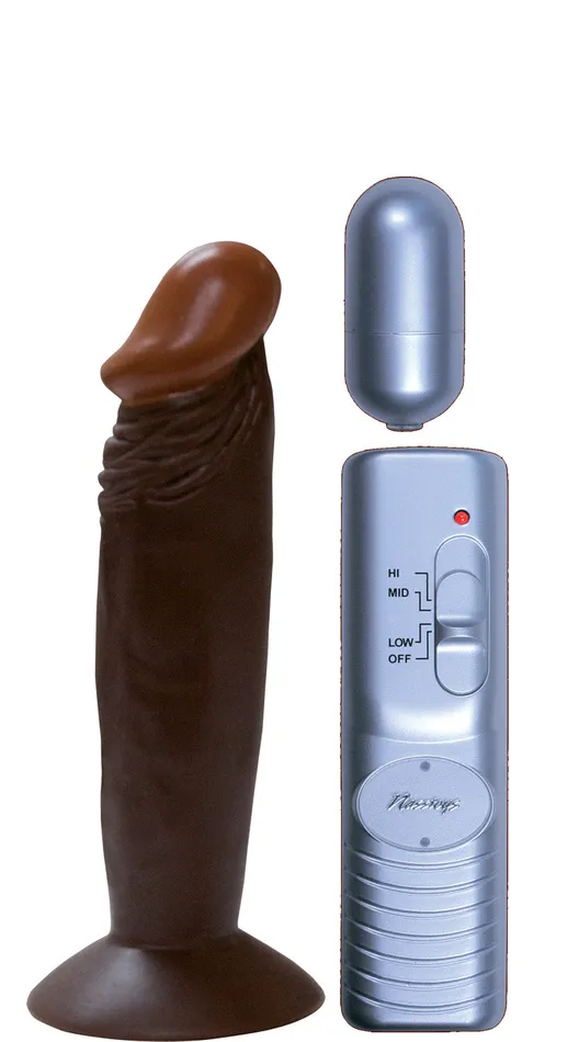 Afro American Whoppers 6 Inch Vibrating Dong With Bullet Brown Nasstoys Female Sex Toys Afro American Whoppers 6 Inch Vibrating Dong With Bullet Brown Nasstoys Female Sex Toys
