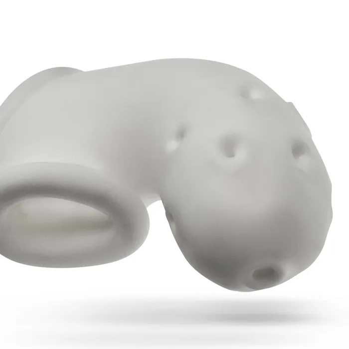 AIRLOCK airlite vented chastity WHITE ICE OXBALLS Male Sex Toys