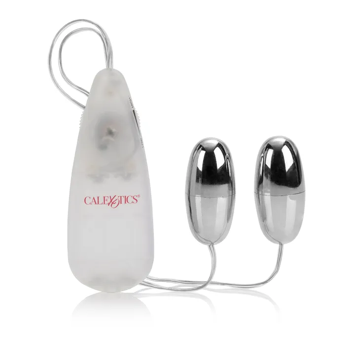 Anal Pocket Exotics Vibrating Double Silver Bullets CalExotics