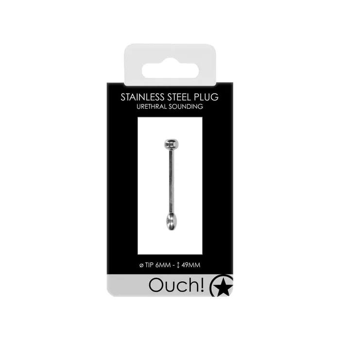 Anal Shots Toys Ouch Stainless Steel Plug Anal Shots Toys Ouch Stainless Steel Plug
