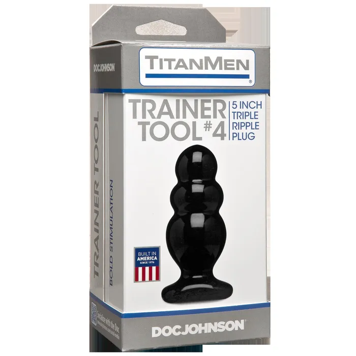 Anal Titanmen Tool Trainer 4 Black Doc Johnson