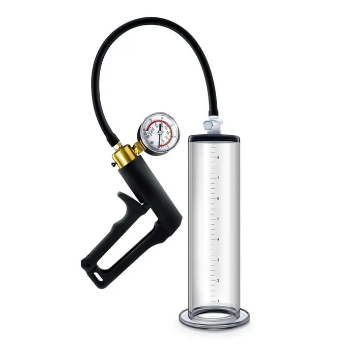 Blush Male Sex Toys Performance Vx7 Vacuum Penis Pump With Brass Trigger Pressure Gauge Clear Blush Male Sex Toys Performance Vx7 Vacuum Penis Pump With Brass Trigger Pressure Gauge Clear