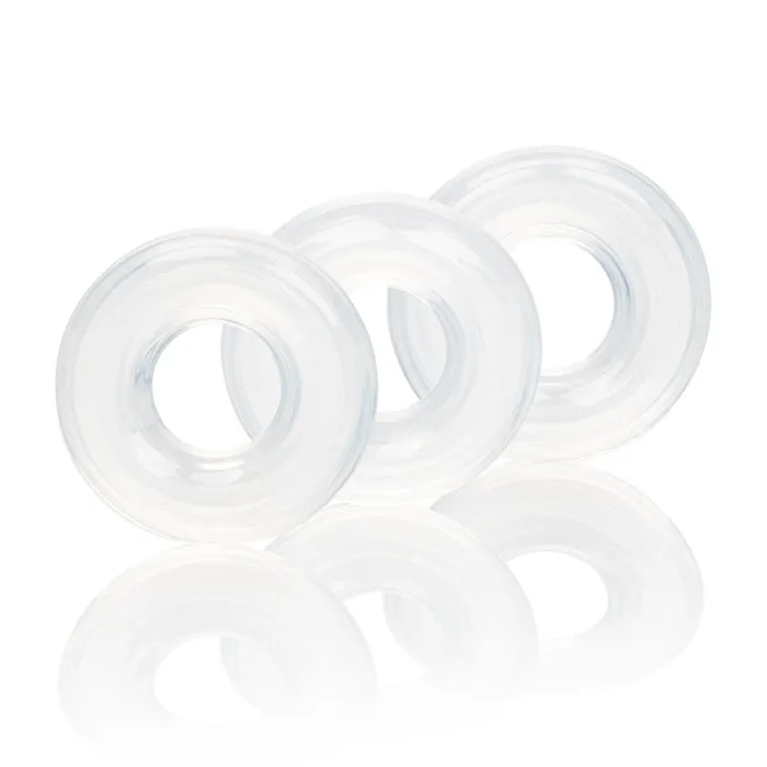 CalExotics Anal Set of 3 Silicone Stacker Rings