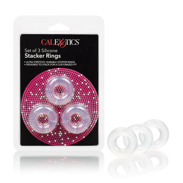 CalExotics Anal Set of 3 Silicone Stacker Rings CalExotics Anal Set of 3 Silicone Stacker Rings
