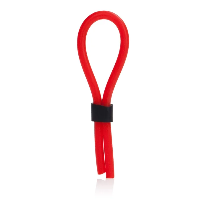 CalExotics Anal Silicone Stud Lasso Red