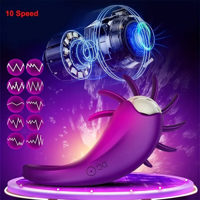Couples Domlust Rotating Clit Clamp Vibrating Cock Ring Clitoral Licking Stimulation Couple Sex Toys Couples Domlust Rotating Clit Clamp Vibrating Cock Ring Clitoral Licking Stimulation Couple Sex Toys