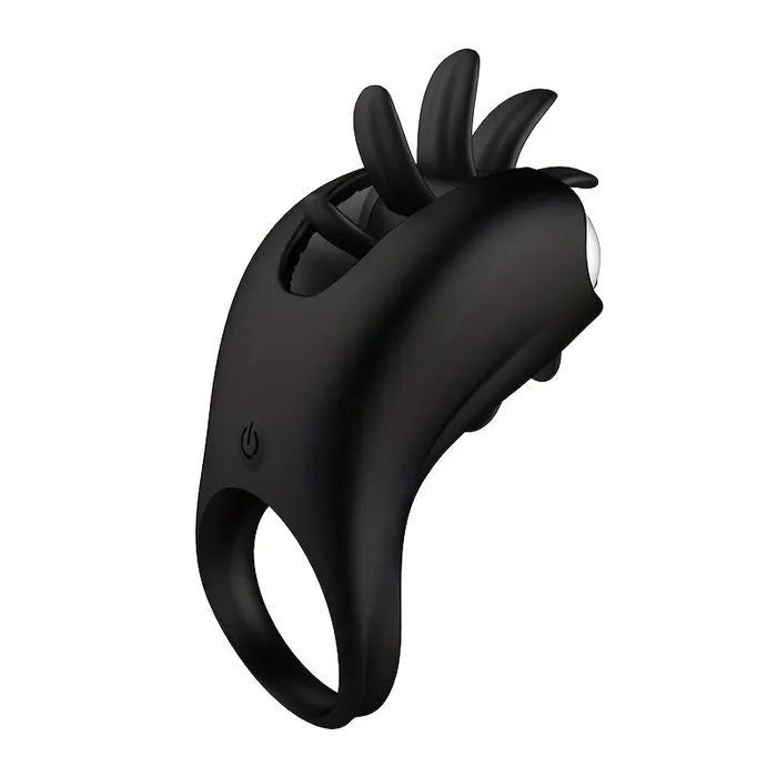 Couples Domlust Rotating Clit Clamp Vibrating Cock Ring Clitoral Licking Stimulation Couple Sex Toys