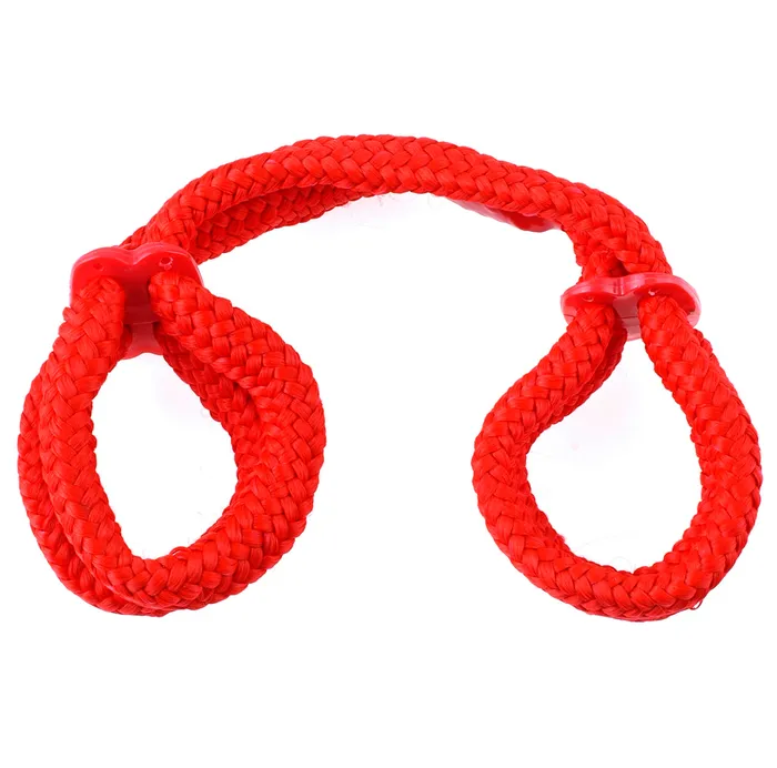 Couples Fetish Fantasy Series Silk Rope Love Cuffs Red Pipedream