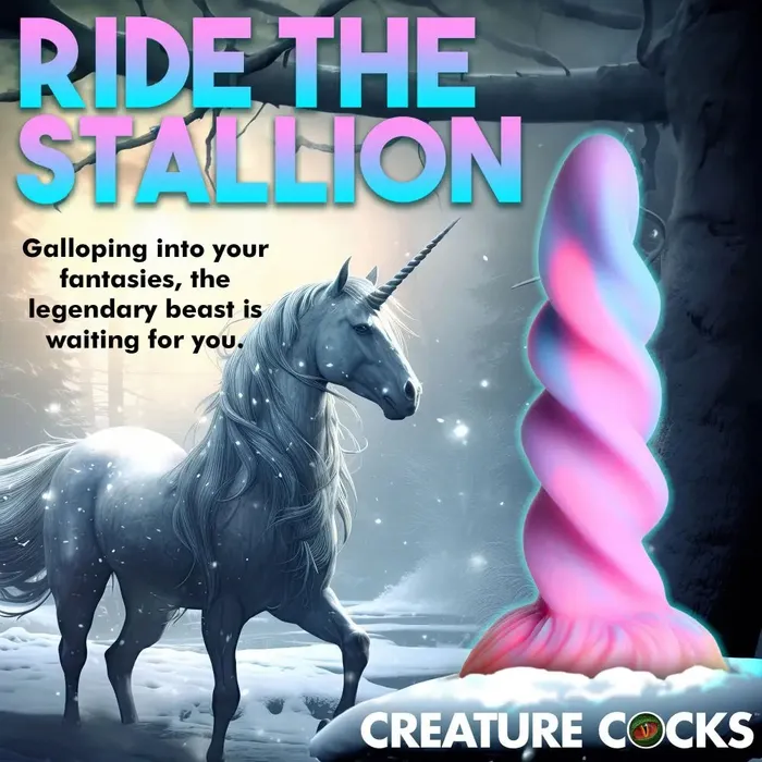 Creature Cocks Moon Rider Glowinthedark Unicorn Dildo Dildos