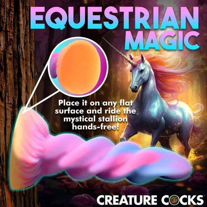 Creature Cocks Moon Rider Glowinthedark Unicorn Dildo Dildos