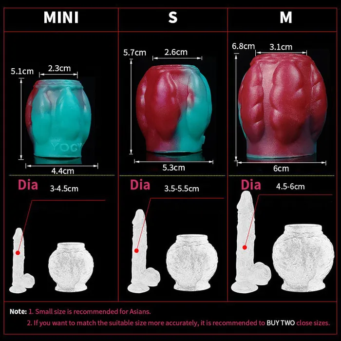 DirtyToyz Male Sex Toys Tazhren Dragon Knot Sheath Penis Sleeve Extender