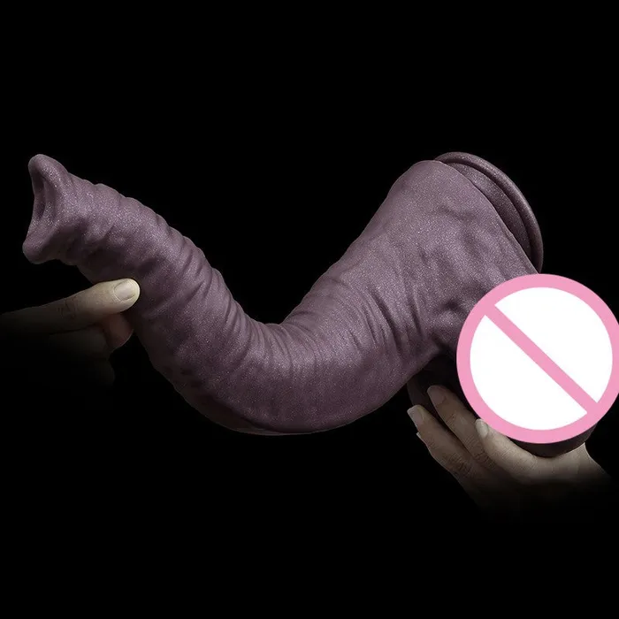 Domlust Elephant Anal Dildo Butt Plug Realistic Animal Monsterdildo Silicone Male Female Sex Toy Anal