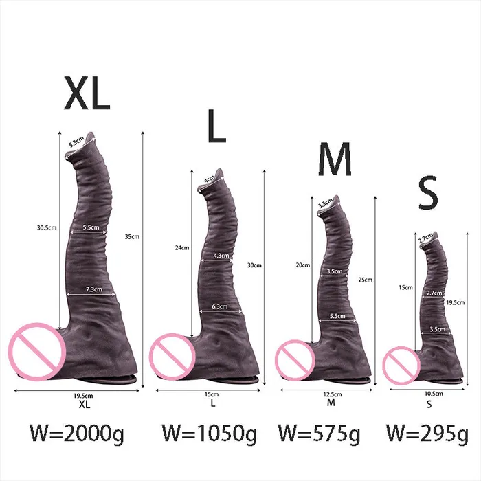 Domlust Elephant Anal Dildo Butt Plug Realistic Animal Monsterdildo Silicone Male Female Sex Toy Anal