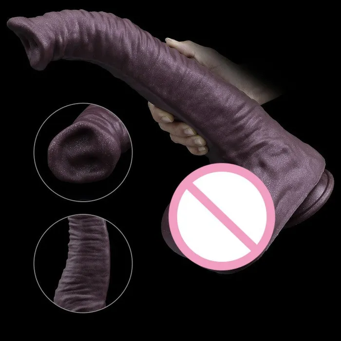 Domlust Elephant Anal Dildo Butt Plug Realistic Animal Monsterdildo Silicone Male Female Sex Toy Anal
