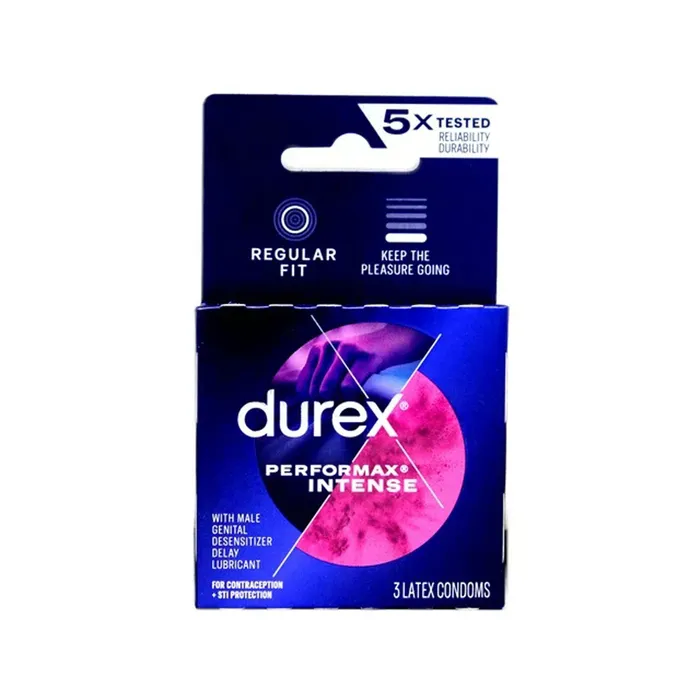 Durex Performax Intense 3 Pack Paradise Marketing Enhancers
