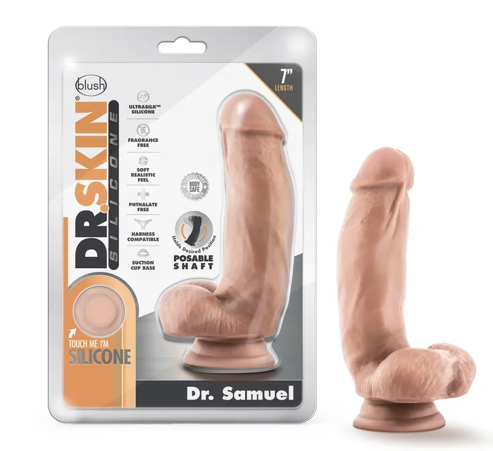 Female Sex Toys Blush Novelties Dr Skin Silicone Dr Samuel 7 Inch Dildo With Suction Cup Vanilla Female Sex Toys Blush Novelties Dr Skin Silicone Dr Samuel 7 Inch Dildo With Suction Cup Vanilla