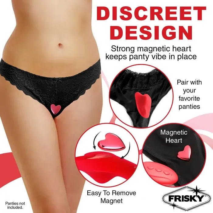 Female Sex Toys Frisky Vibrating Panties Love Connection Silicone Panty Vibe with Remote Control