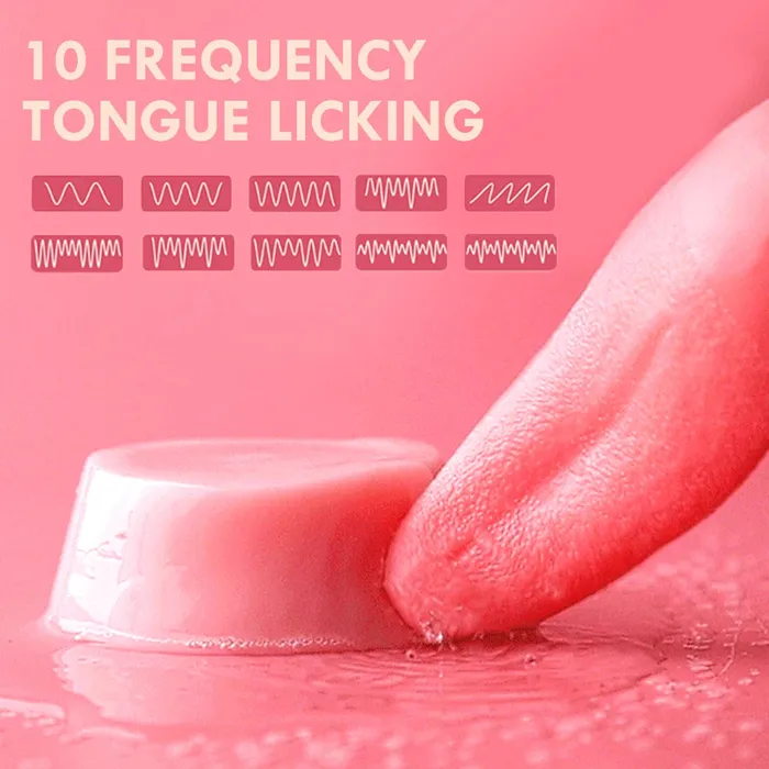 Female Sex Toys Tongue Licking Clit Clamps Clitoral Vibrator Nipple Stimulator Female Sex Toy Domlust