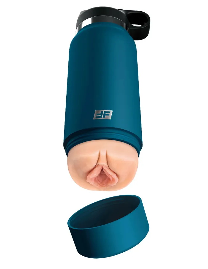 Fuck Flask Private Pleaser Blue Bottle Light Pipedream Vibrators