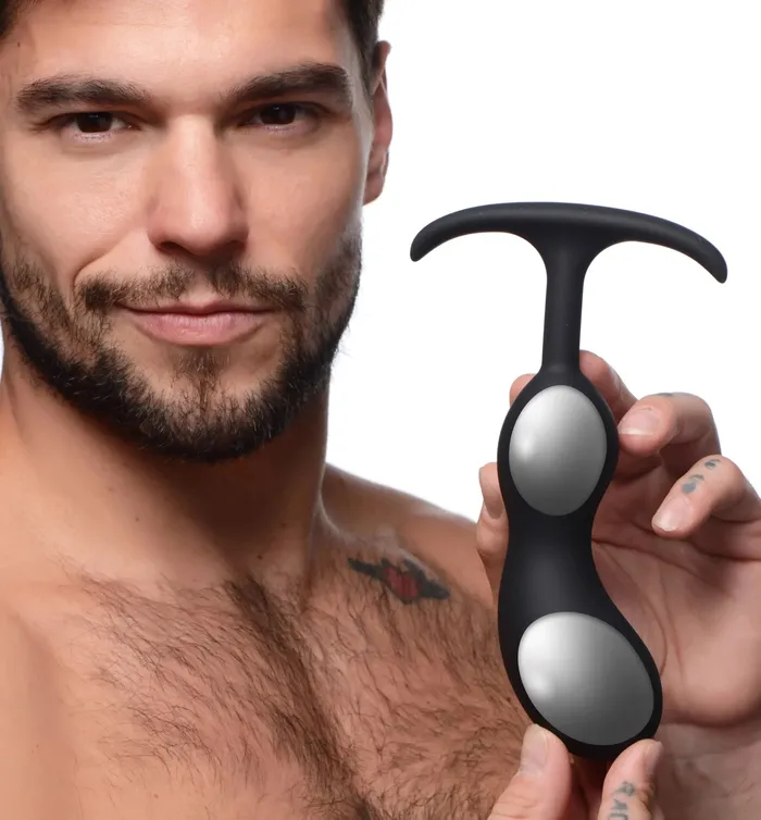 Heavy Hitters Premium Silicone Weighted Prostate Plug Large Male Sex Toys