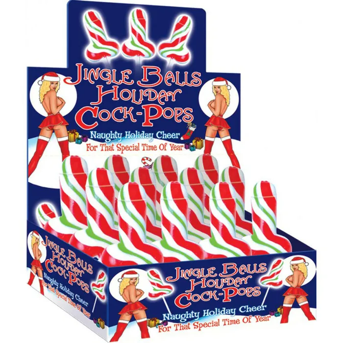 Hott Products Dildos Jingle Balls Holiday Cock Pop 12 Piece Display